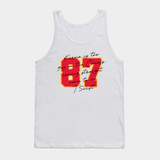 Karma 87 Karma is the Guy on the Chiefs Tank Top